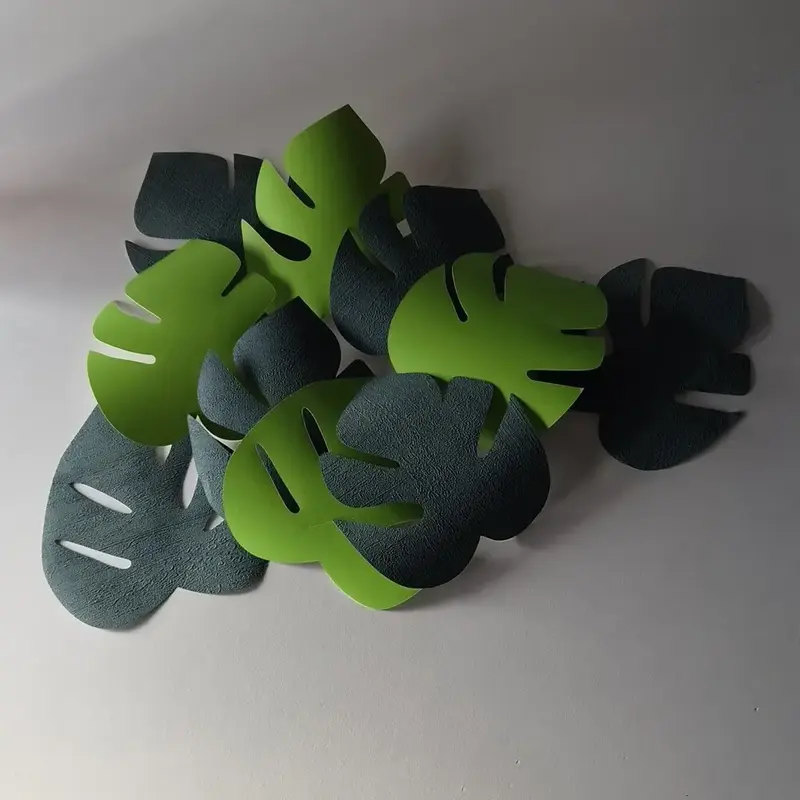Groene bladermix junglebladeren fel licht groen en donkergroen
